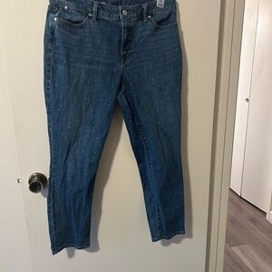 Talbots Dark Blue Ankle Jeans